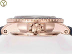Blancpain Fifty Fathoms Tourbillon 8 Jours Watch Rose Gold Blue Dial 45mm