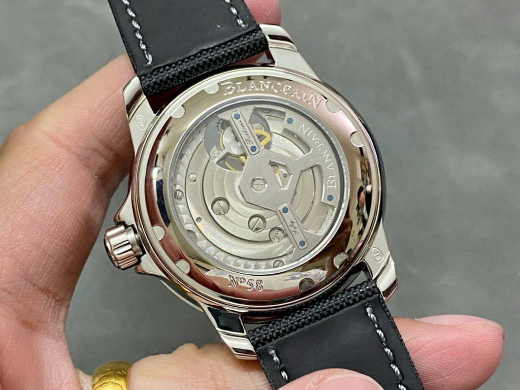 Blancpain Fifty Fathoms Tourbillon 8 Jours Watch Black Dial 45mm