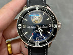 Blancpain Fifty Fathoms Tourbillon 8 Jours Watch Black Dial 45mm