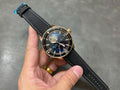Blancpain Fifty Fathoms Tourbillon 8 Jours Watch Rose Gold Black Dial 45mm