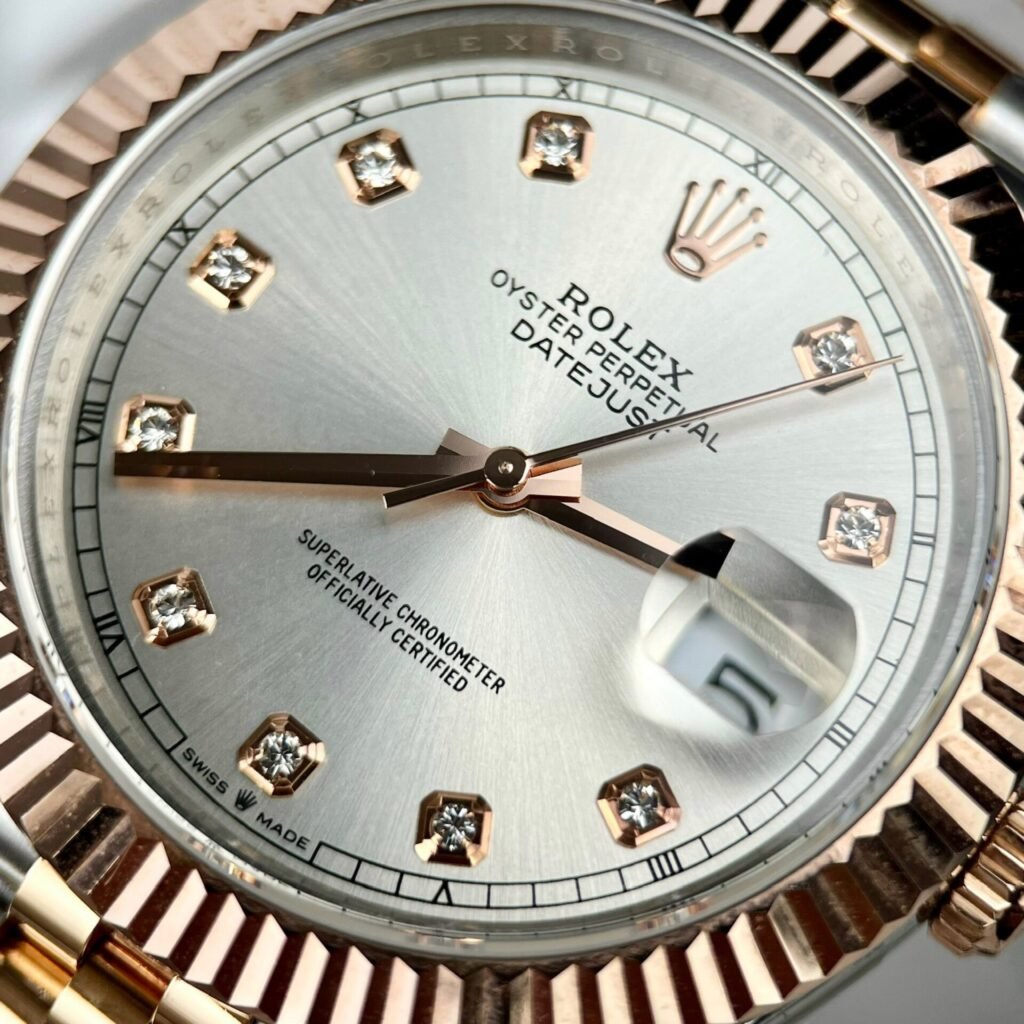 Rolex Watch DateJust 126331 Gold Wrapped Sliver Dial 41mm