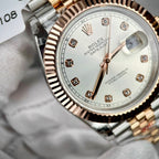 Rolex Watch DateJust 126331 Gold Wrapped Sliver Dial 41mm