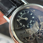 Breguet  Watch Tradition 7057 Leather Strap Black 40mm