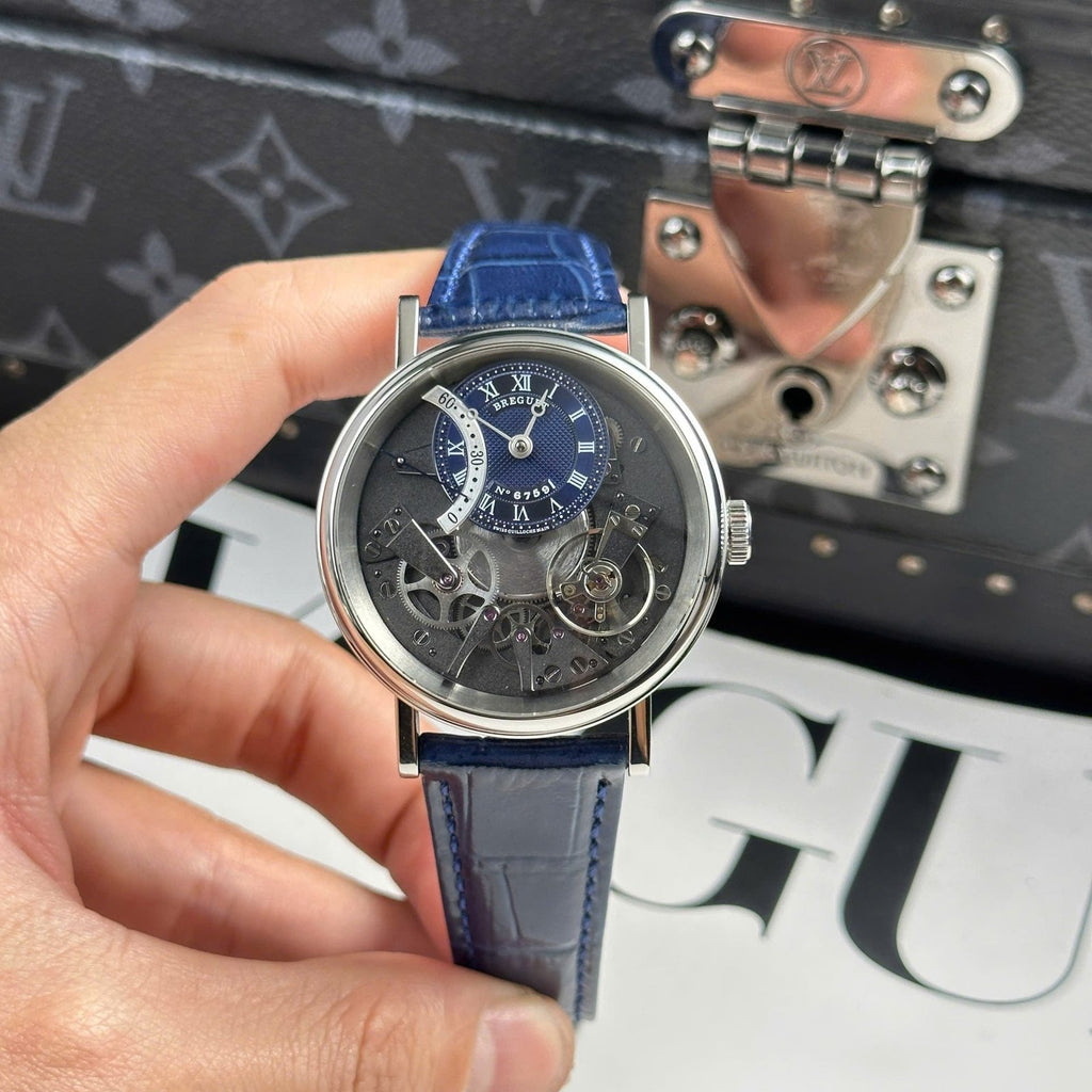 Breguet Tradition 7097  Watch Dial Blue 40mm
