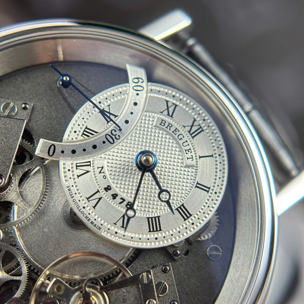 Breguet Tradition 7097  Watch Black Leather Strap 40mm