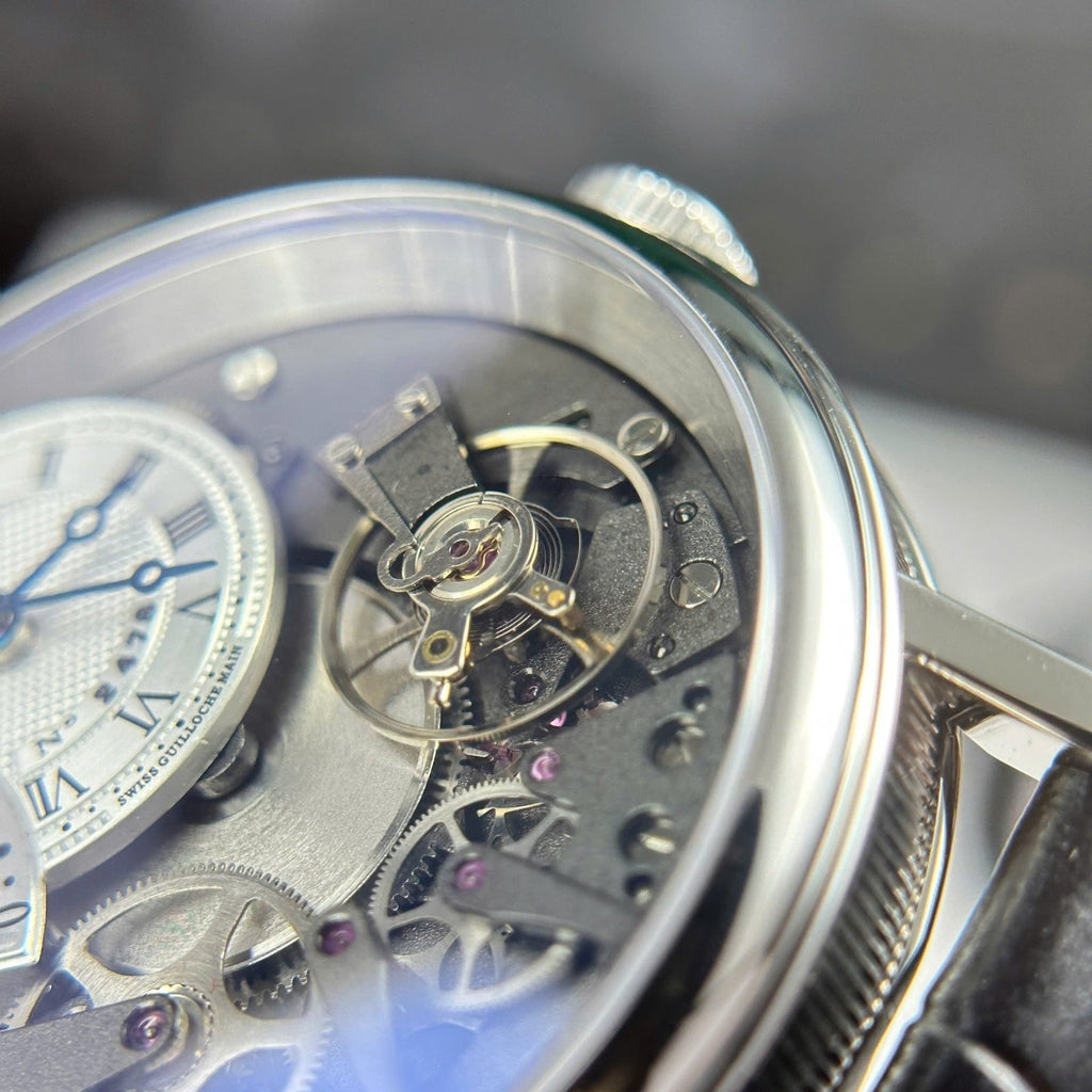 Breguet Tradition 7097  Watch Black Leather Strap 40mm