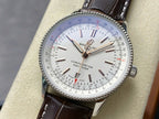 Breitling Navitimer  Watch Brown Leather Strap 41mm
