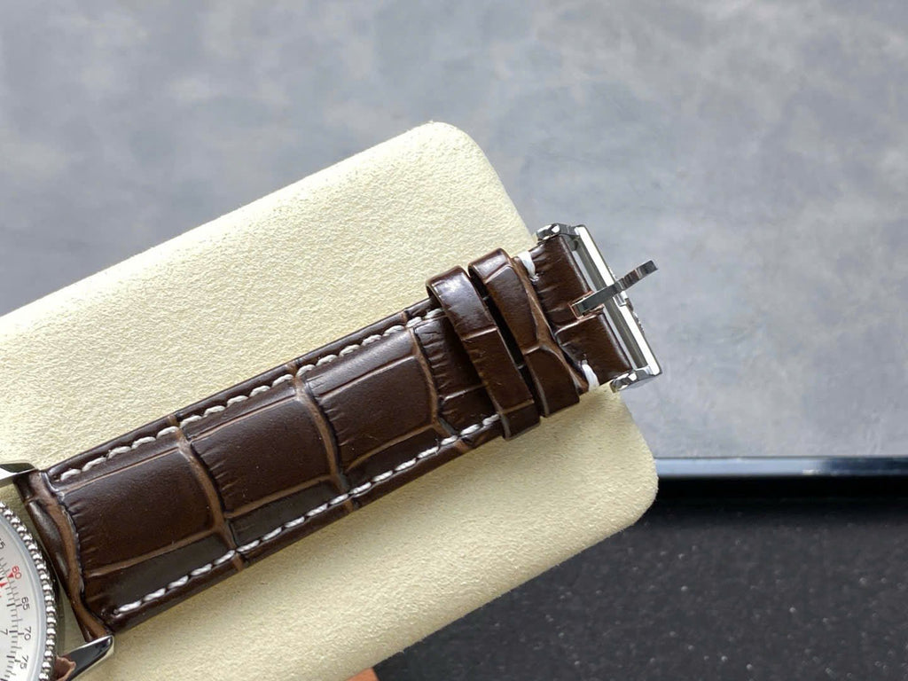Breitling Navitimer  Watch Brown Leather Strap 41mm