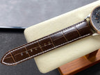 Breitling Navitimer Watch Gray Dial &amp; Leather Strap 41mm