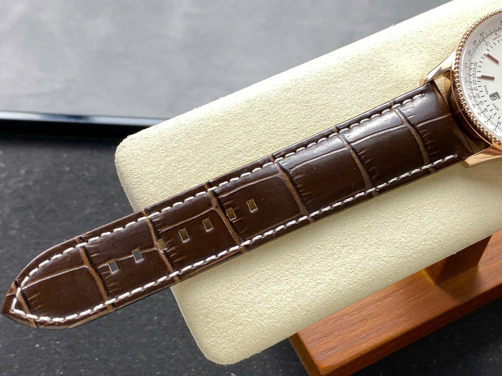 Breitling Navitimer Watch Leather Strap 41mm