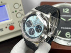 Breitling  Watch Super Chronomat B01 Ice Blue Dial Rubber Strap 44mm