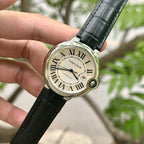 Cartier Watch Ballon Bleu Leather Strap 42mm
