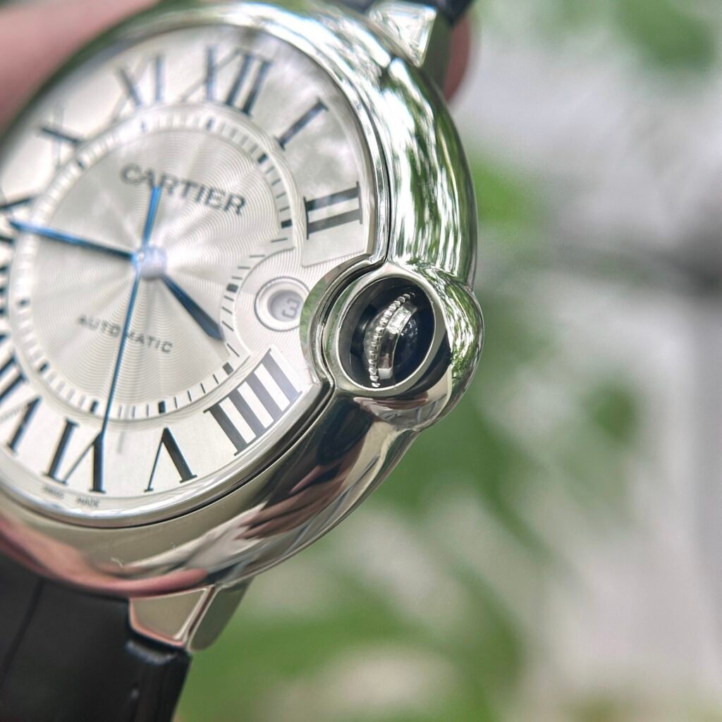 Cartier Watch Ballon Bleu Leather Strap 42mm