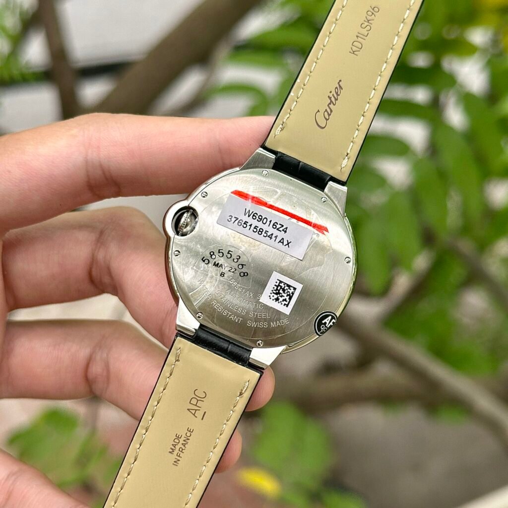 Cartier Watch Ballon Bleu Leather Strap 42mm