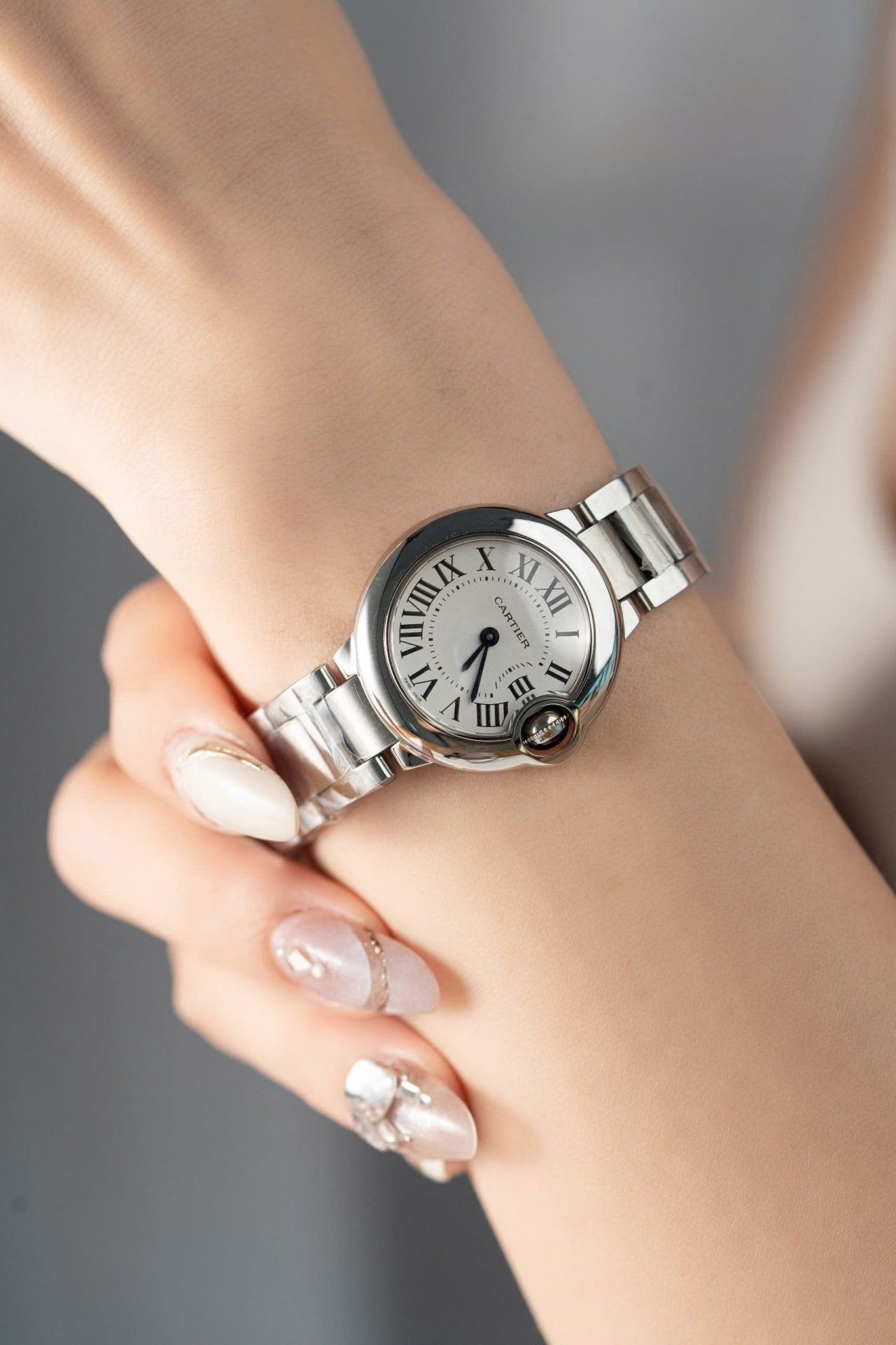 Cartier Ballon Bleu Women’s Watch Swiss Quartz Movement Metal Strap 28mm
