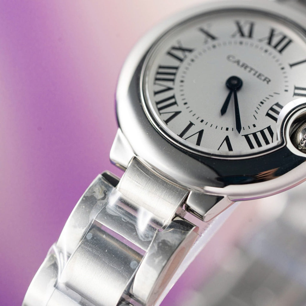 Cartier Ballon Bleu Women’s Watch Swiss Quartz Movement Metal Strap 28mm