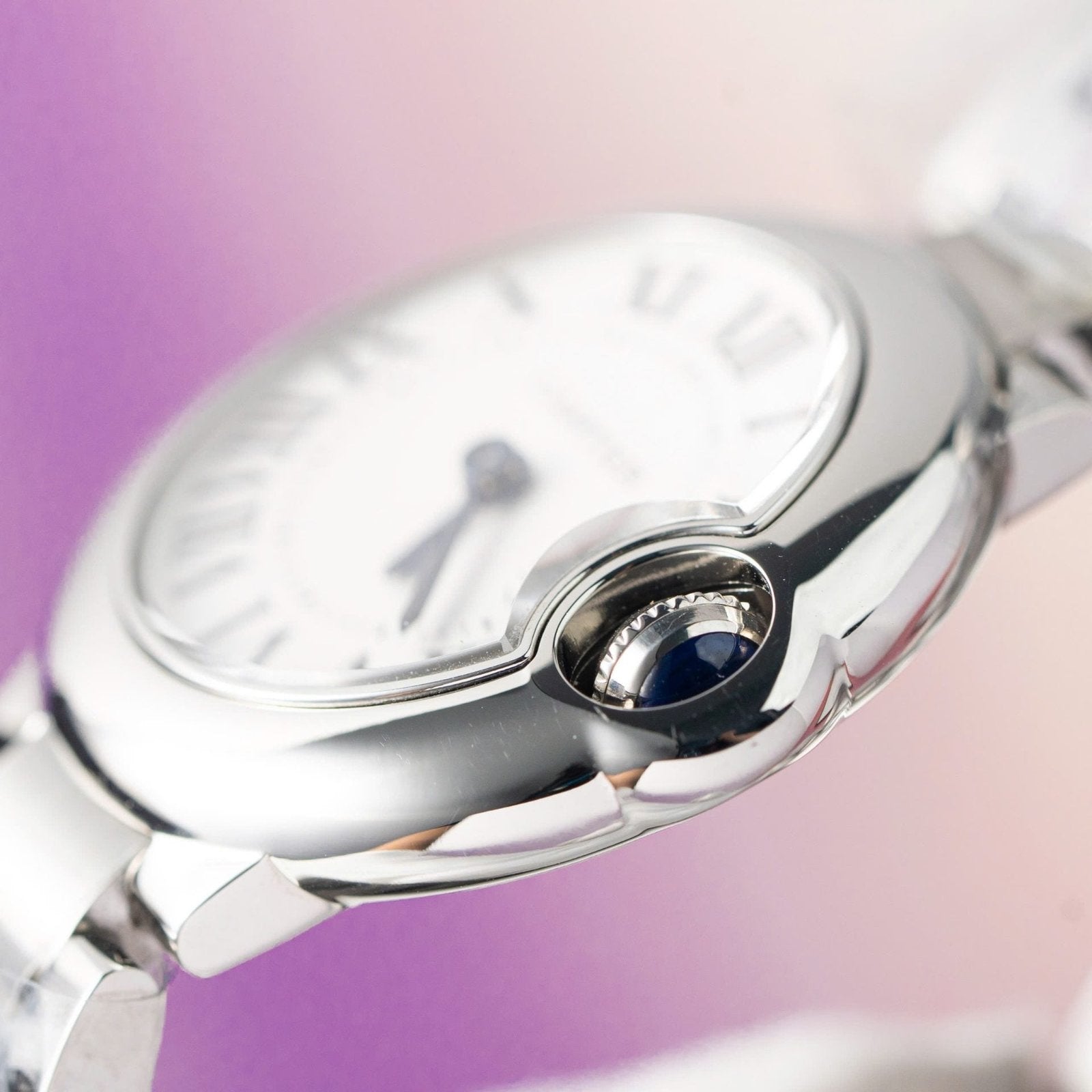 Cartier Ballon Bleu Women’s Watch Swiss Quartz Movement Metal Strap 28mm