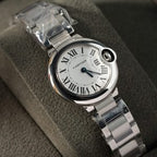 Cartier Watch Santos Dumont WJSA0017 Red Leather Strap 38×27.5mm