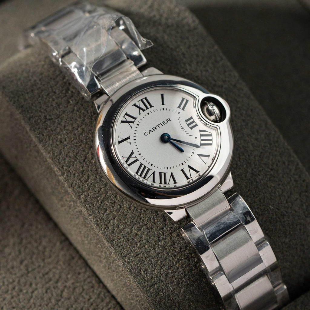 Cartier Ballon Bleu Women’s Watch Swiss Quartz Movement Metal Strap 28mm