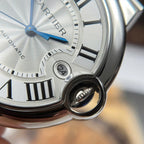 Cartier Ballon Bleu Watch White Dial Metal Wire 40mm