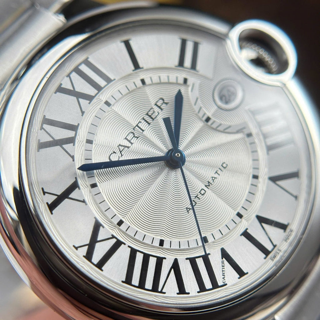 Cartier Ballon Bleu Watch White Dial Metal Wire 40mm