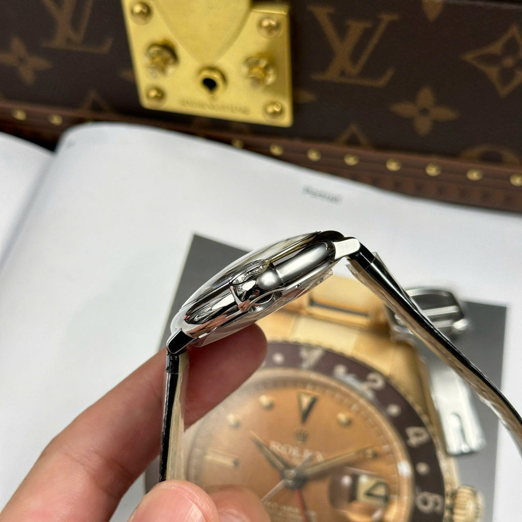 Cartier Ballon Bleu Watch White Dial Leather Strap 40mm