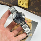 Cartier Ballon Bleu Watch Gray Dial Metal Wire 40mm