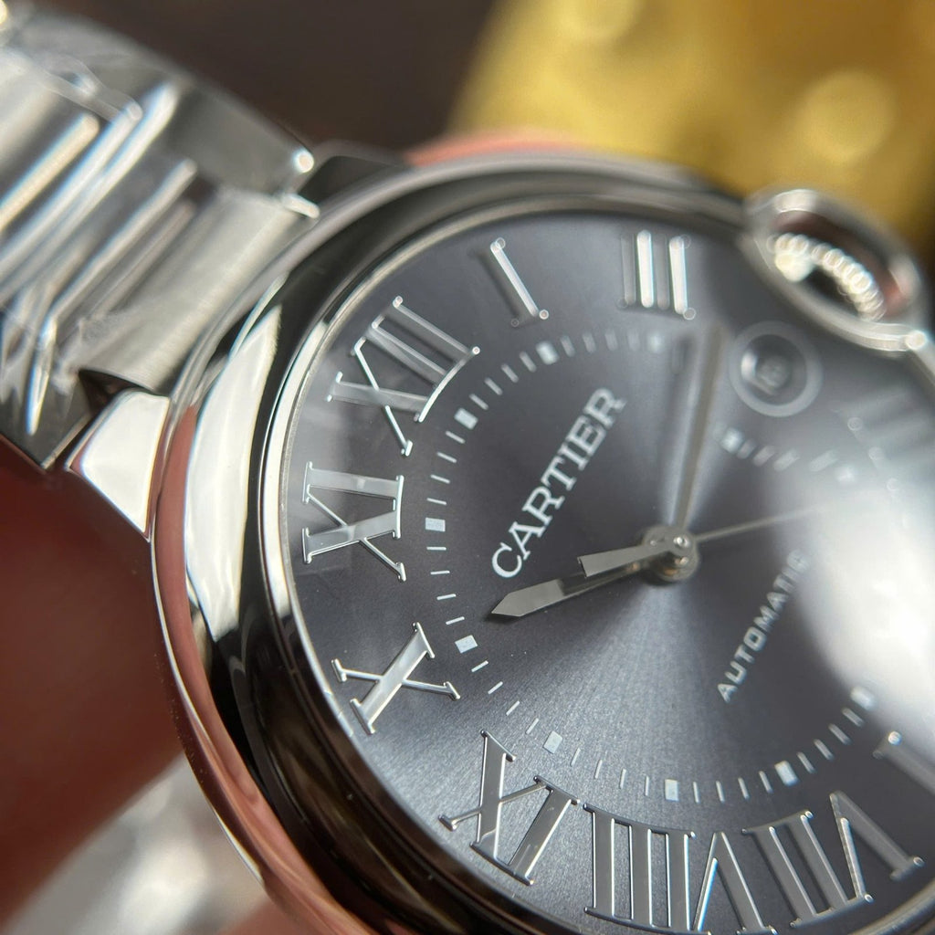 Cartier Ballon Bleu Watch Gray Dial Metal Wire 40mm