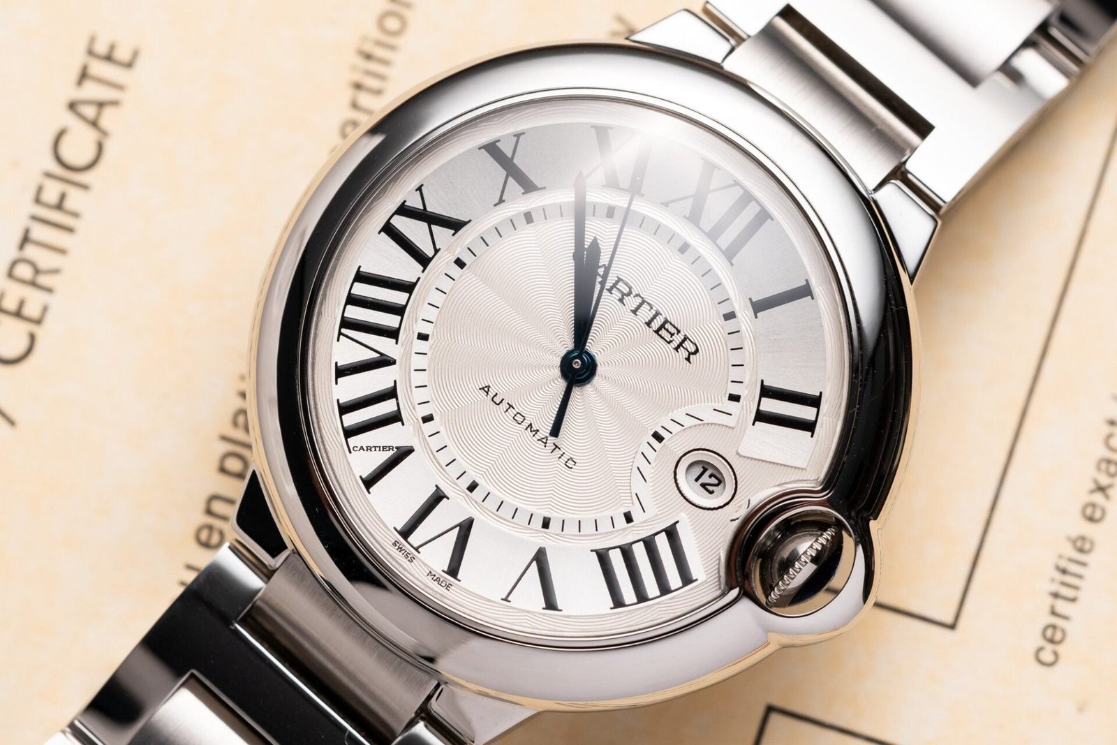 Cartier Ballon Bleu W69012Z4 Watch 42mm