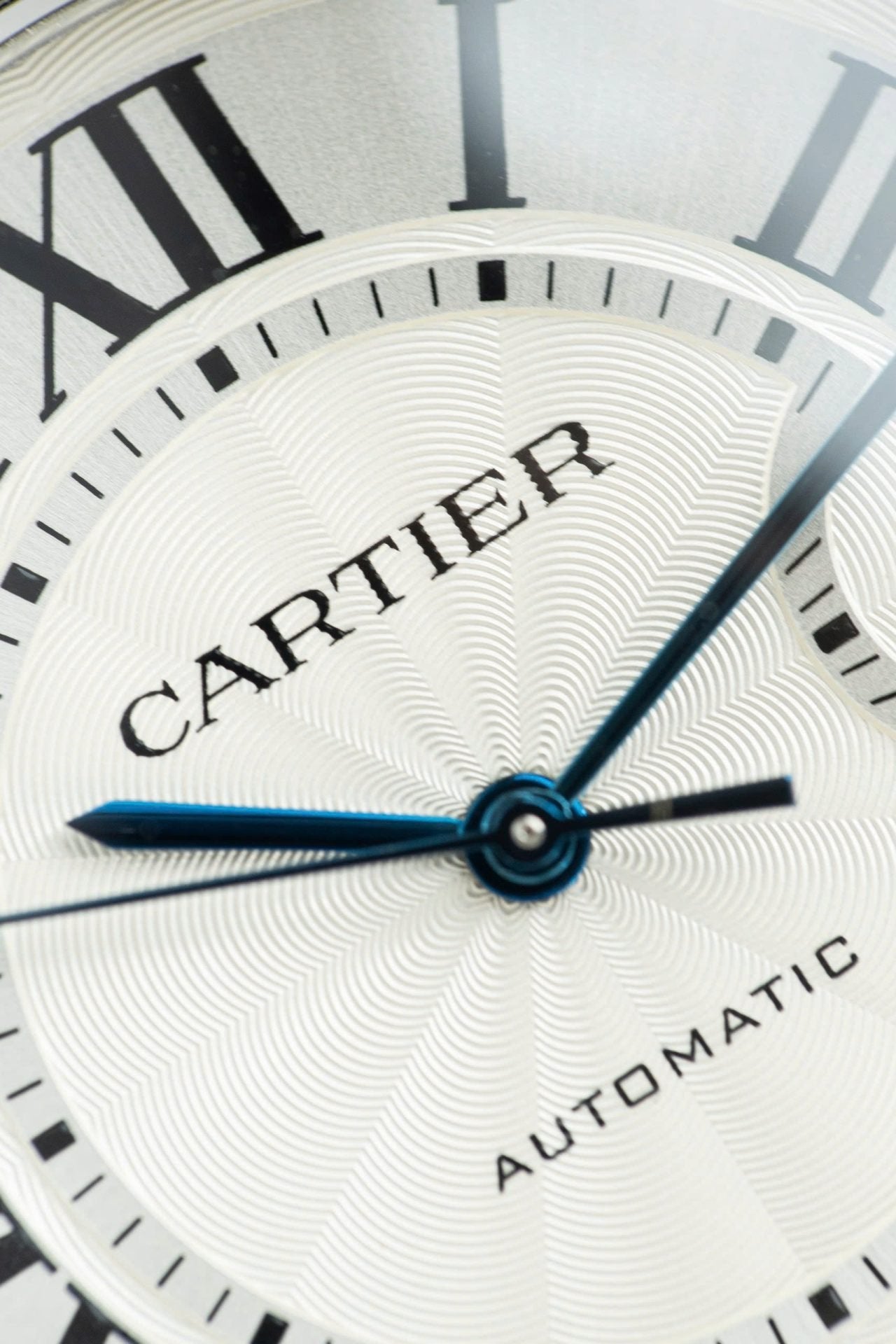 Cartier Ballon Bleu WE9009Z3 White Dial Watch Bezel Diamond Moissanite 42mm