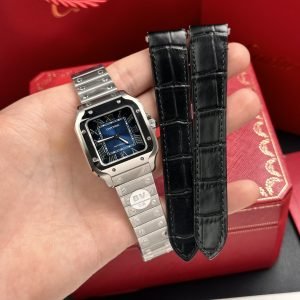 Cartier Watch Tank Must W4TA0017 White Dial Leather Strap 33.7×25.5mm