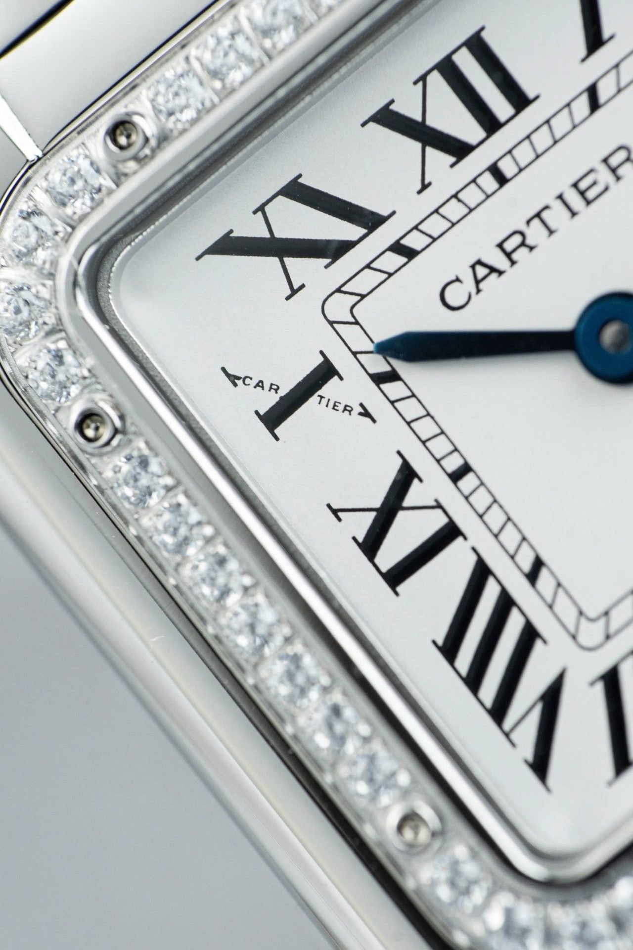 Cartier Panthere W2PN0007 Watch White Dial Metal Wire 27x37mm
