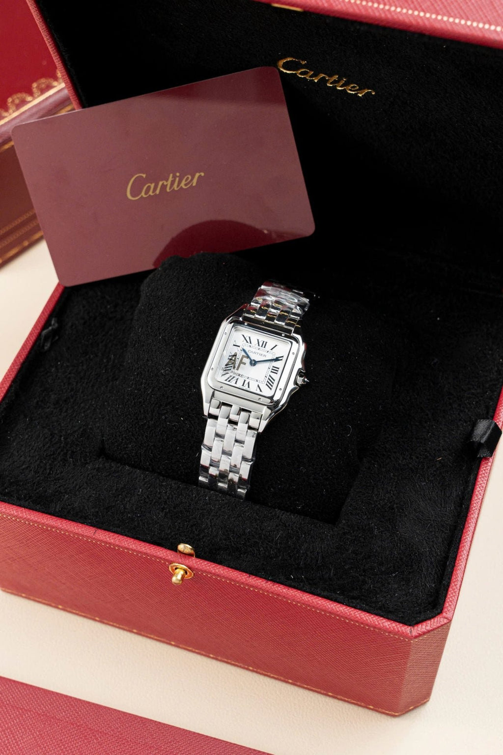 Cartier Watch Panthere WGPN0007 Women White Dial 27x37mm