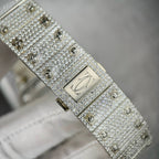 Cartier Santos Watch With Full Stone 39.8mm
