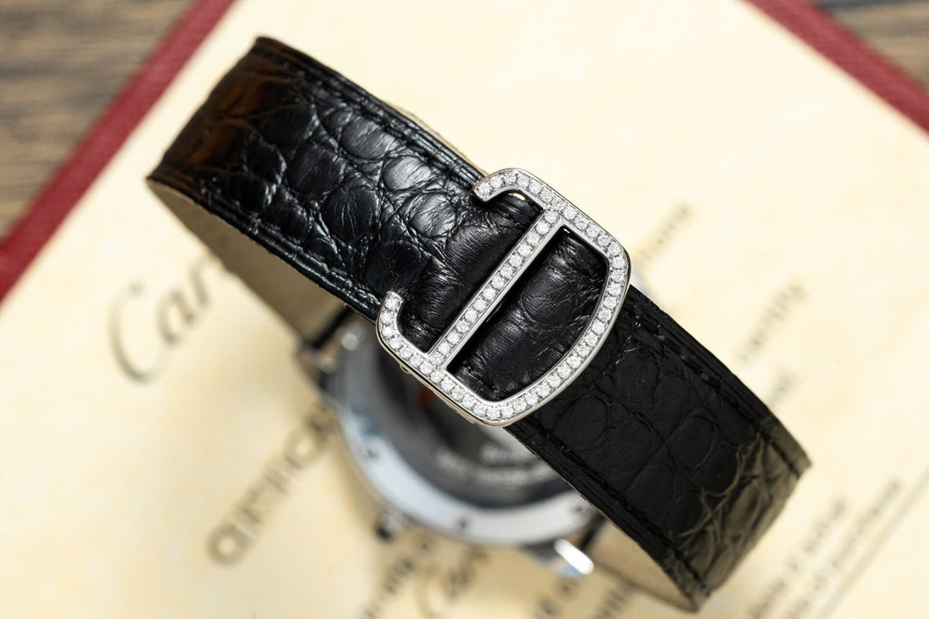 Cartier Ronde Natural Diamond Watch For Women 36mm