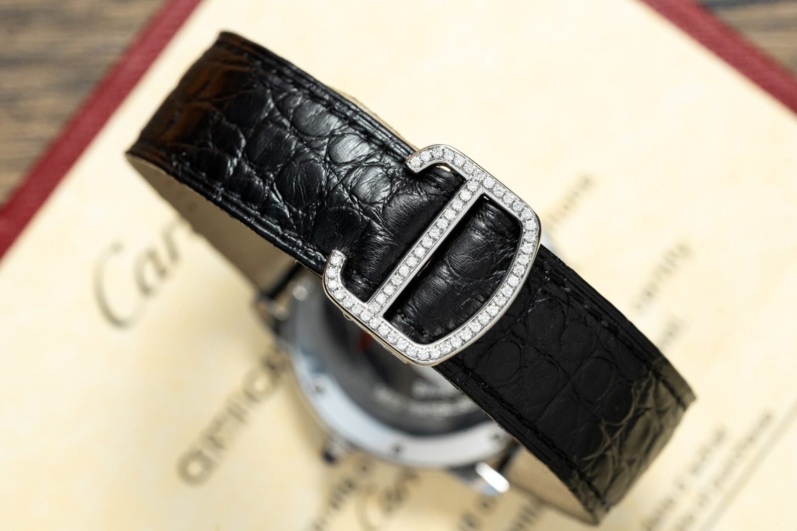 Cartier Ronde Natural Diamond Watch For Women 36mm