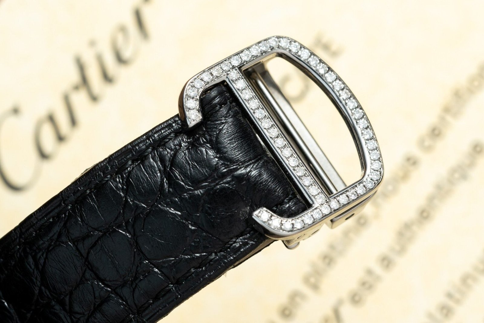 Cartier Ronde Natural Diamond Watch For Women 36mm