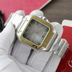 Cartier Santos CRW2SA0030 Watch Gray Dial 39.8mm