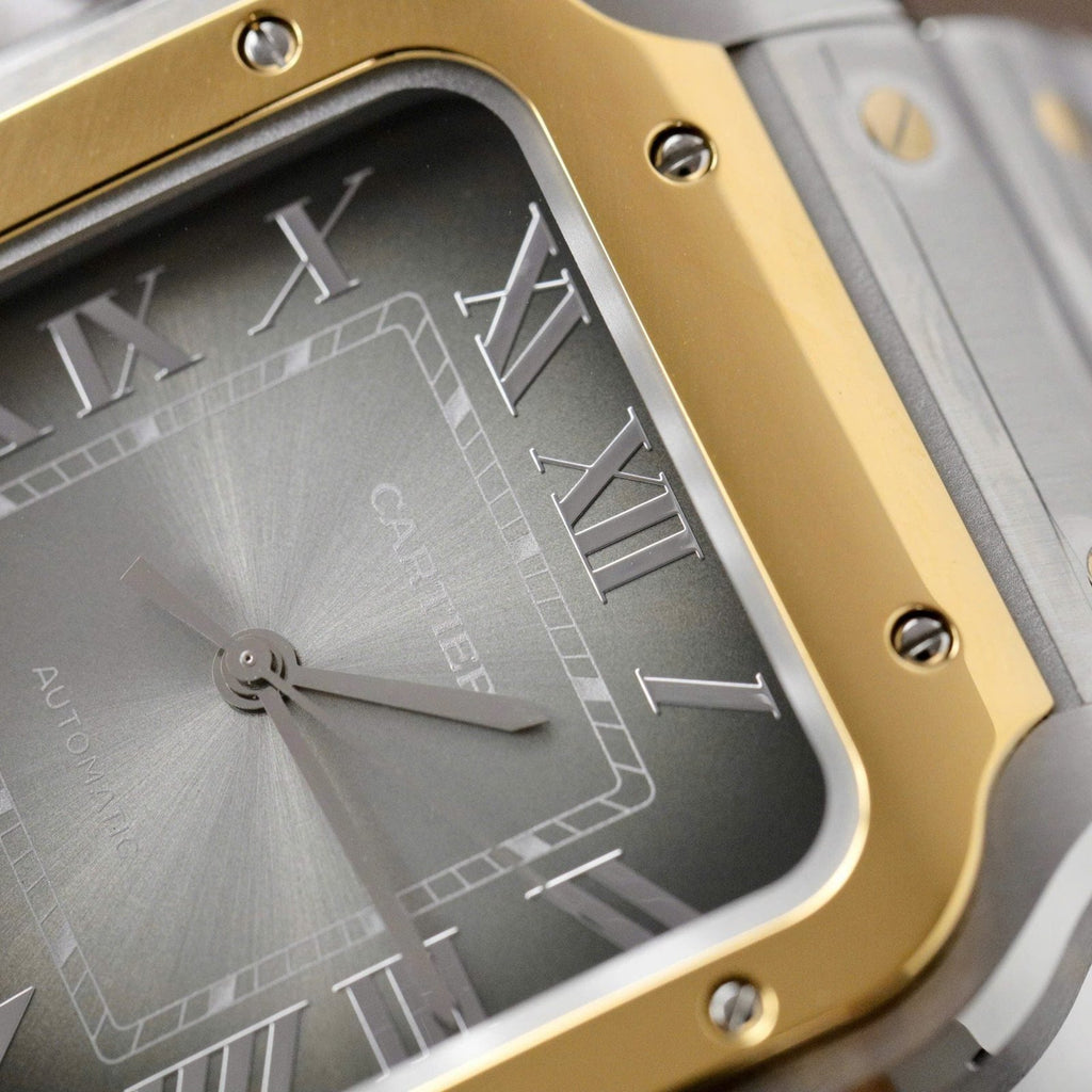 Cartier Santos CRW2SA0030 Watch Gray Dial 39.8mm