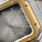 Cartier Santos CRW2SA0030 Watch Gray Dial 39.8mm