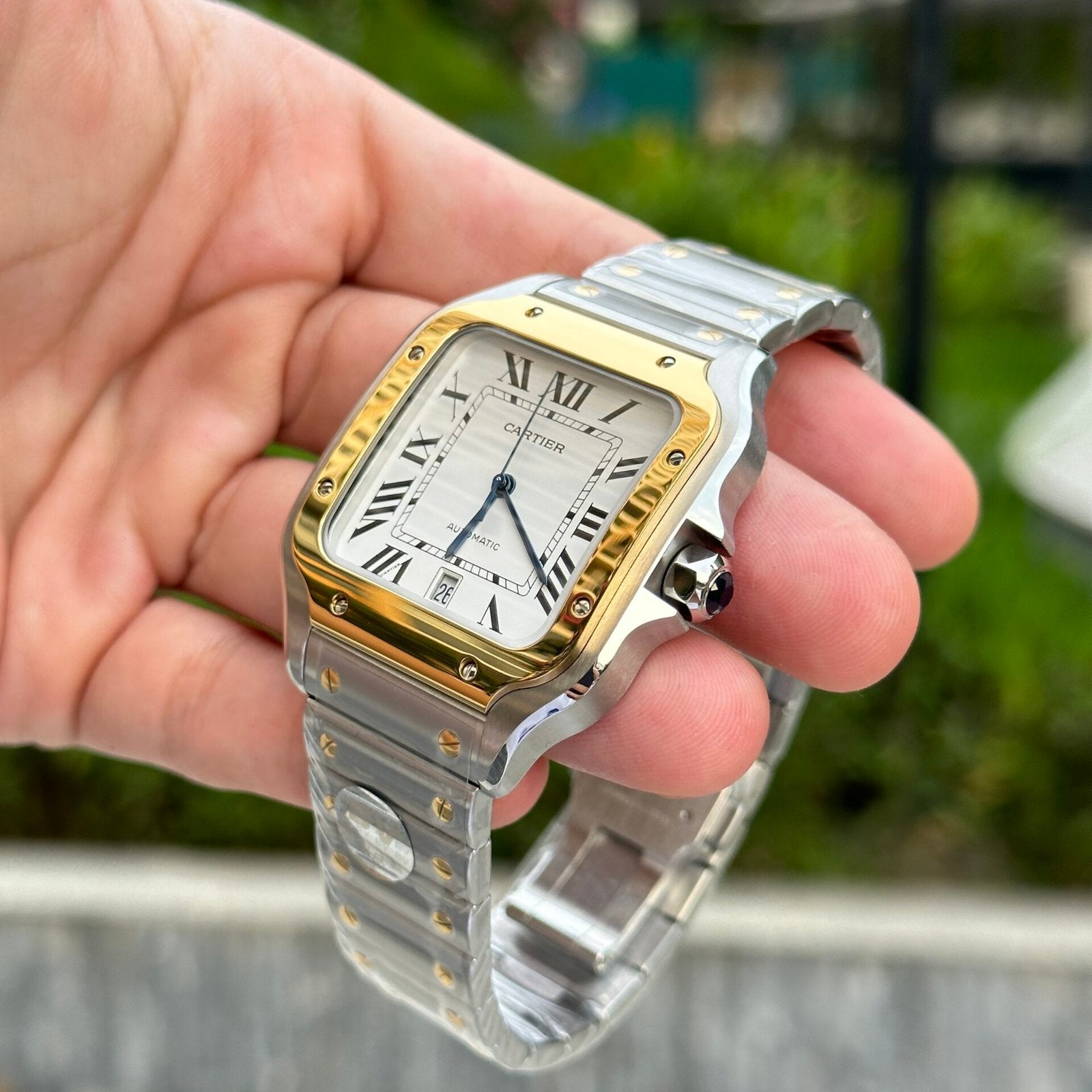 Cartier Santos De Cartier W2SA0009 Watch 39.8mm