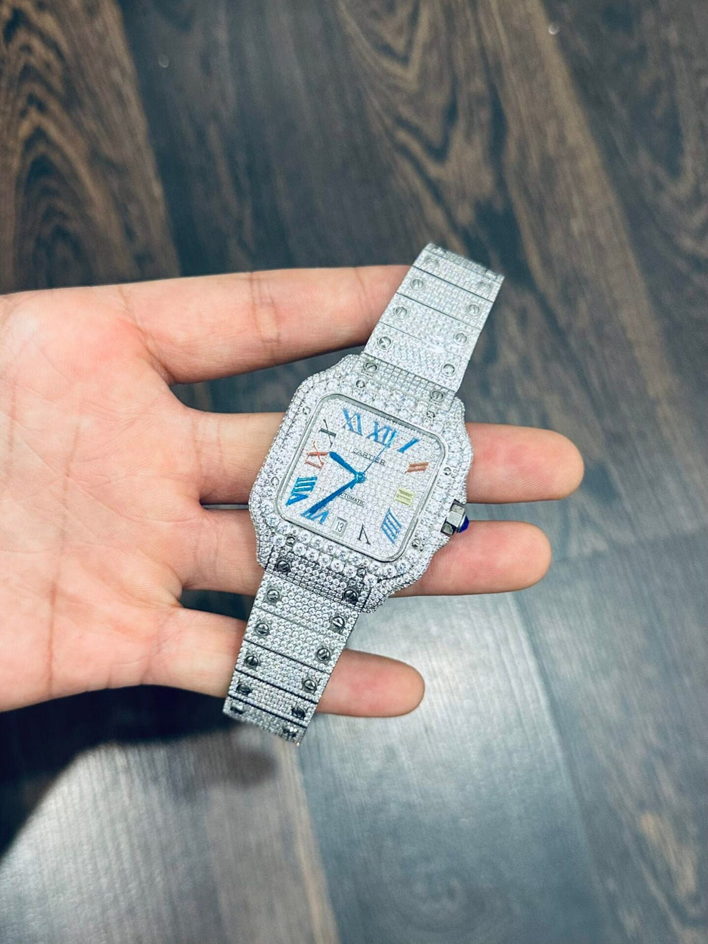 Cartier Santos Watch Metal Wire 39.8mm