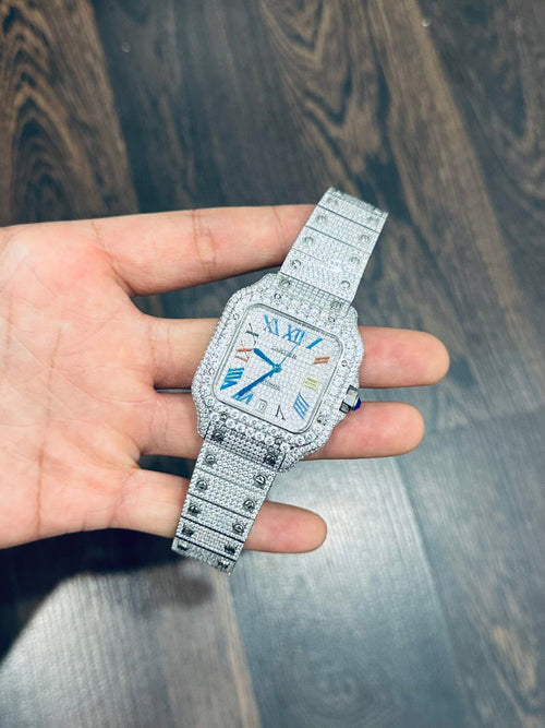 Cartier Santos Watch Metal Wire 39.8mm