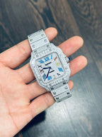 Cartier Santos Watch Metal Wire 39.8mm