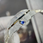 Cartier Santos Watch With Full Stone 39.8mm