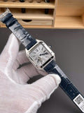 Cartier Santos Dumont WSSA0022 Watch Men Leather Strap Black 43,5mm