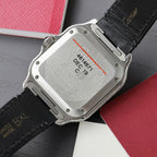 Cartier Santos Women Watch Full Moissanite Diamonds 35mm