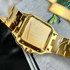Cartier Santos Watch With Stone 39.8mm