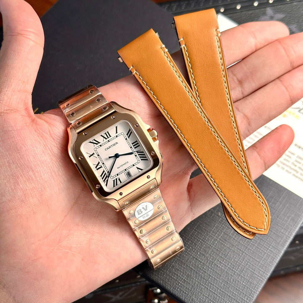 Cartier Santos Watch Rose Gold 39.8mm