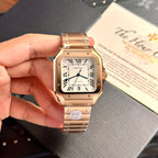 Cartier Santos Watch Rose Gold 39.8mm